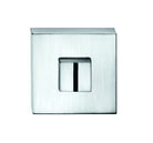 Tupai Rapido Curva/QuadraLine WC Turn on Square Rose (bolt through fixing only) - Bright