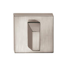 Tupai Rapido Curva/QuadraLine WC Turn on Square Rose (bolt through fixing only) - Pearl Nickel