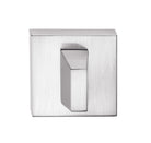 Tupai Rapido Curva/QuadraLine WC Turn on Square Rose (bolt through fixing only) - Satin Chrome