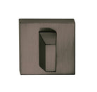 Tupai Rapido Curva/QuadraLine WC Turn on Square Rose (bolt through fixing only) - Titanium