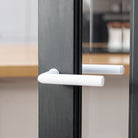Tupai Rapido Covela Lever Door Handle on Concealed Round Rose - Titanium