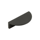 Burlington Half Moon Edge Pull Handles - 80mm / Dark Bronze