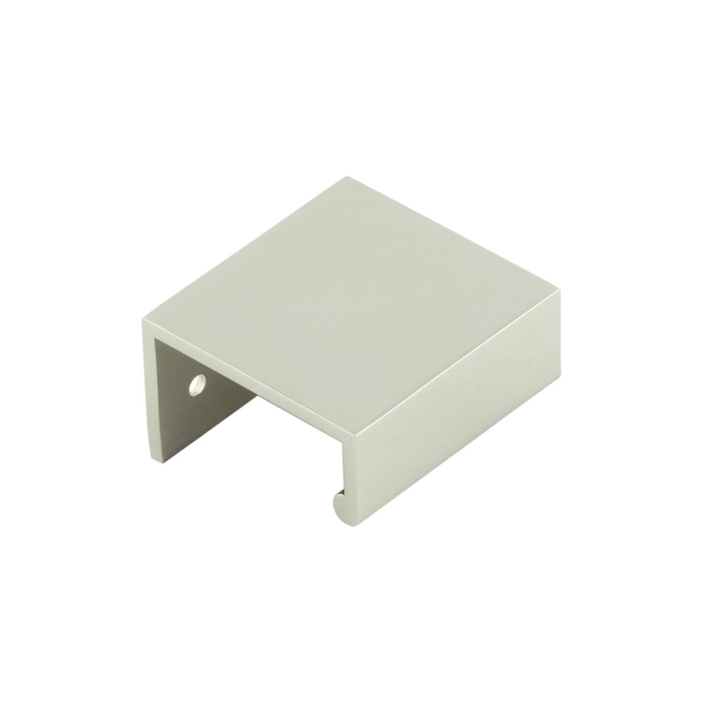 Burlington Angled Edge Pull Handles - 50mm / Polished Nickel