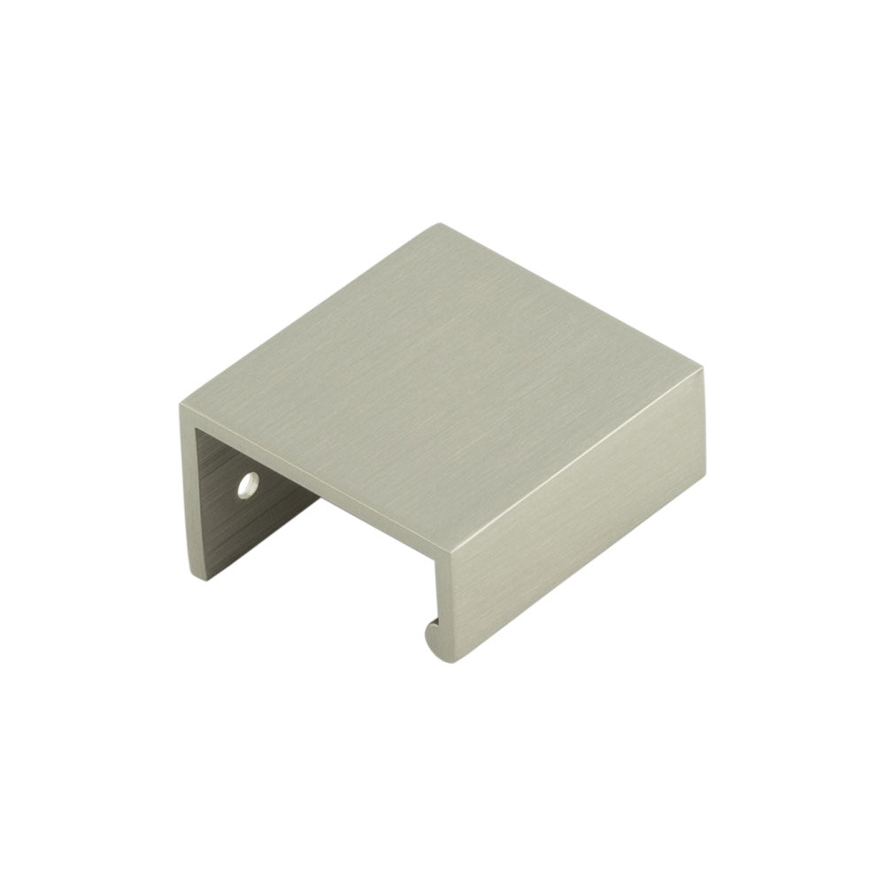 Burlington Angled Edge Pull Handles - 50mm / Satin Nickel