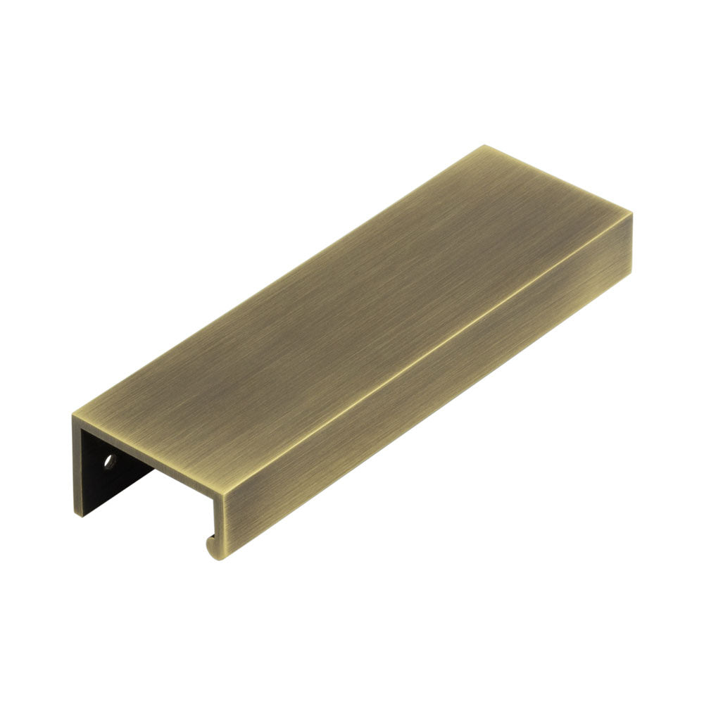 Burlington Angled Edge Pull Handles - 150mm / Antique Brass