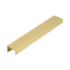 Burlington Angled Edge Pull Handles - 300mm / Satin Brass