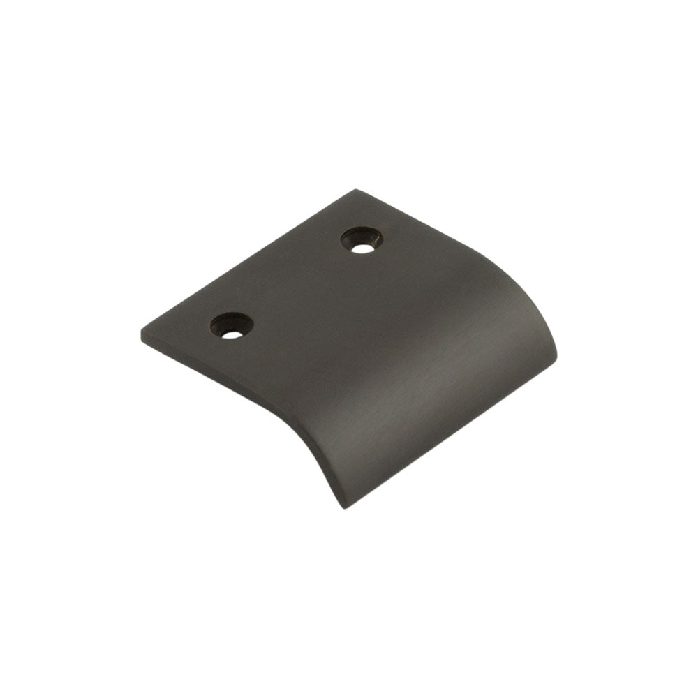 Burlington Curved Edge Pull Handles - 50mm / Dark Bronze