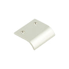 Burlington Curved Edge Pull Handles - 50mm / Polished Nickel