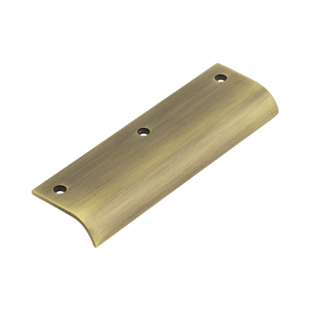 Burlington Curved Edge Pull Handles - 150mm / Antique Brass