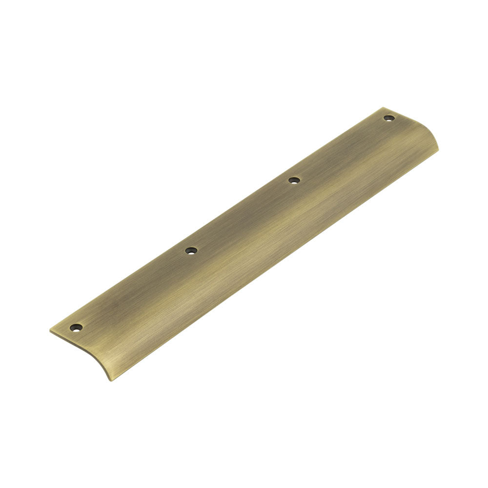 Burlington Curved Edge Pull Handles - 300mm / Antique Brass