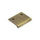 Burlington Flat Edge Pull Handles - 50mm / Antique Brass