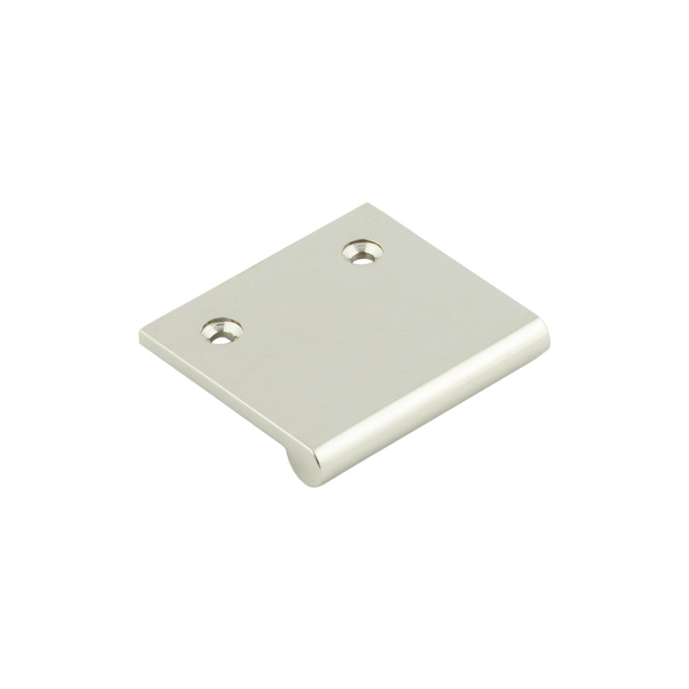 Burlington Flat Edge Pull Handles - 50mm / Polished Nickel