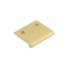 Burlington Flat Edge Pull Handles - 50mm / Satin Brass