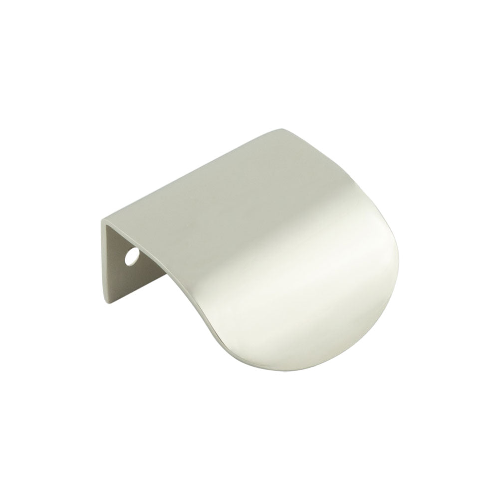 Burlington Arched Edge Pull Handles - 50mm / Polished Nickel
