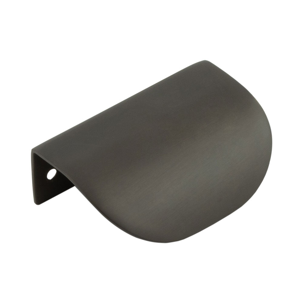 Burlington Arched Edge Pull Handles - 75mm / Dark Bronze