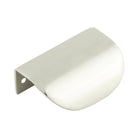 Burlington Arched Edge Pull Handles - 75mm / Polished Nickel