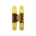 Ghost 160mm 3D Concealed Hinges - Satin Brass
