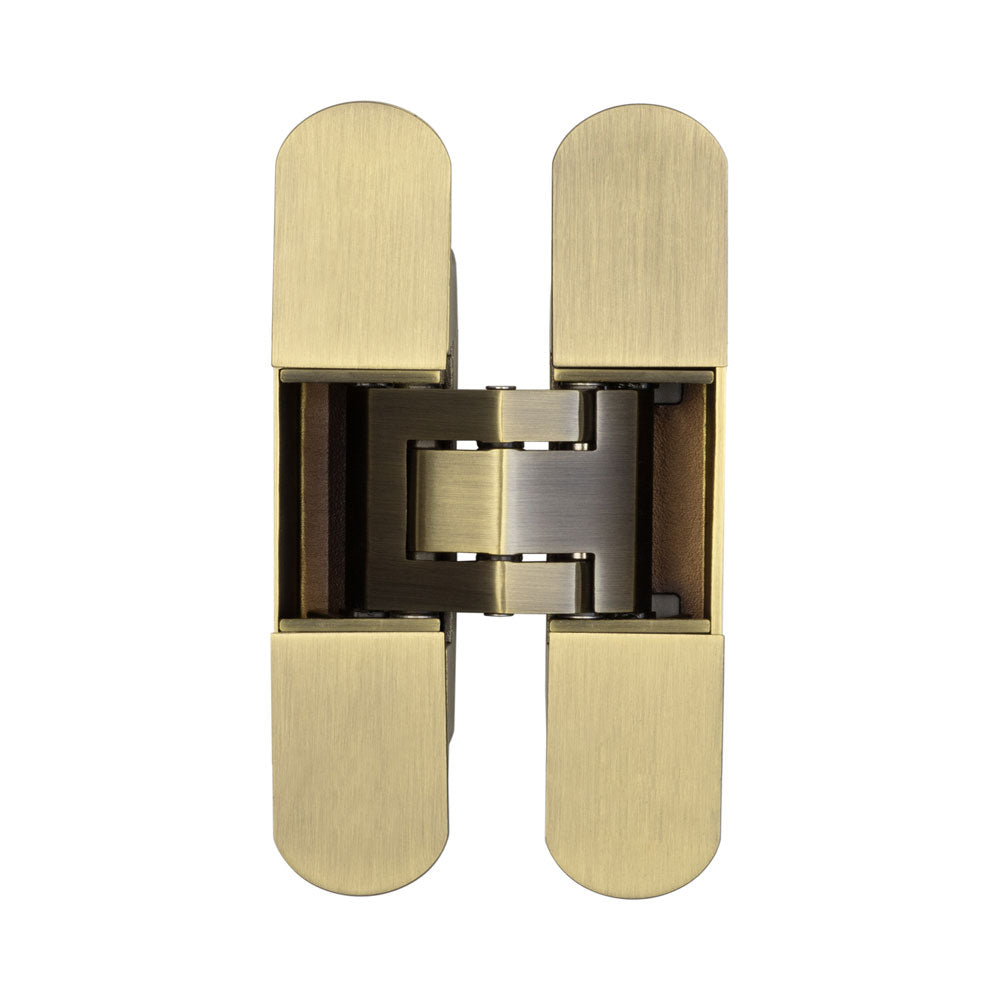 Ghost 140mm 3D Concealed Hinges - Antique Brass