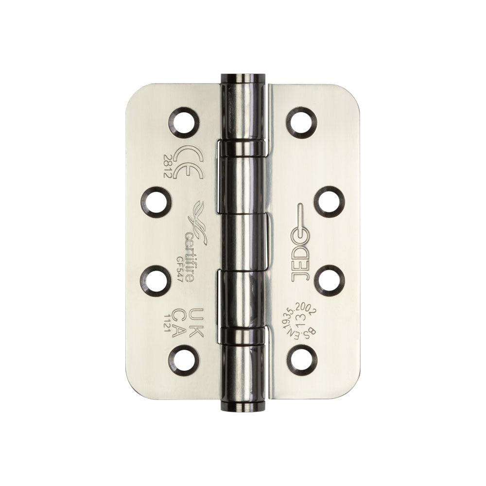 Certifire Stainless Steel Grade 13 Radiused Ball Bearing Hinges in Polished Stainless Steel