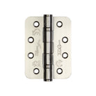 Certifire Stainless Steel Grade 13 Radiused Ball Bearing Hinges in Polished Stainless Steel