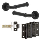 Complete Classic Door Handle Pack - Internal Doors - Black - 64mm / 3"