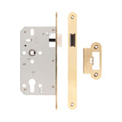 Jedo 72mm Din Latches - Radiused / Satin Brass