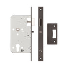 Jedo Architectural 72mm Din Nightlatches - Square / Dark Bronze