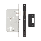 Jedo Architectural 72mm Din Nightlatches - Square / Black