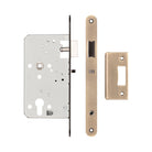 Jedo Architectural 72mm Din Nightlatches - Radiused / Antique Brass