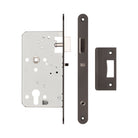Jedo Architectural 72mm Din Nightlatches - Radiused / Dark Bronze
