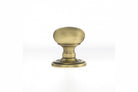 Old English Harrogate Solid Brass Mushroom Mortice Knob on Concealed Fix Rose