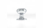 Old English Harrogate Solid Brass Mushroom Mortice Knob on Concealed Fix Rose