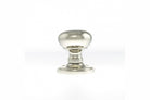 Old English Harrogate Solid Brass Mushroom Mortice Knob on Concealed Fix Rose