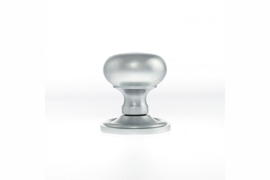 Old English Harrogate Solid Brass Mushroom Mortice Knob on Concealed Fix Rose