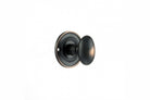 Old English Solid Brass Oval WC Turn and Release - Antique Copper